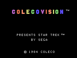 Star Trek: Strategic Operations Simulator screenshot 2 for Colecovision